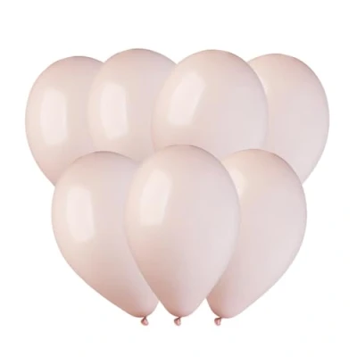 Image of Shell Cream Biobased Natural Rubber Latex Balloons 23cm / 9 in Pack of 20