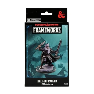 Image of WizKids D&amp;D Frameworks: Male Half Elf Ranger Unpainted and Unassembled