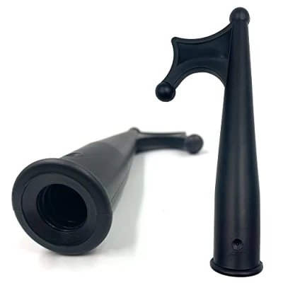 Image of Window Pole Opener Hook, Durable Plastic Loft Hatch, and Ladder Hook that Fits in Screw Thread Metal Rod, Skylight Opening for Blinds, Sash, or Velux Windows (Window Only)
