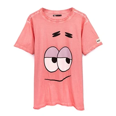 Image of Spongebob SQUAREPANTS T Shirt Unisex Adults Mens Womens Yellow Pink Patrick OR Green Squidward Characters Short Sleeve Cotton