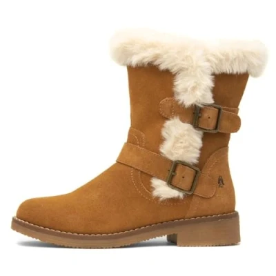 Image of Hush Puppies Women&#039;s Macie Mid Calf Boot, Tan, 5 UK