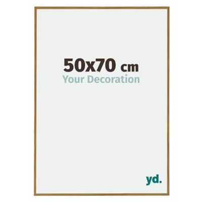 Image of Your Decoration Picture Frame 50x70 cm Decorative Wall in Plastic with Plexiglas Glass Antireflection Excellent Quality Beech Light Evry