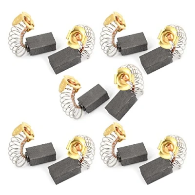 Image of sourcing map 10 Pcs Electric Motor Replacing Carbon Brushes 15mm x 10mm 6mm