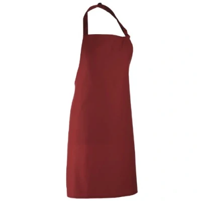 Image of Premier Colours Bib Apron / Workwear (One Size) (Burgundy)