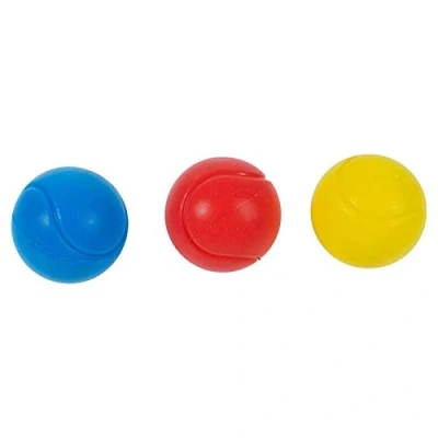 Image of URBN TOYS Set Of Three Colourful Foam Tennis Balls
