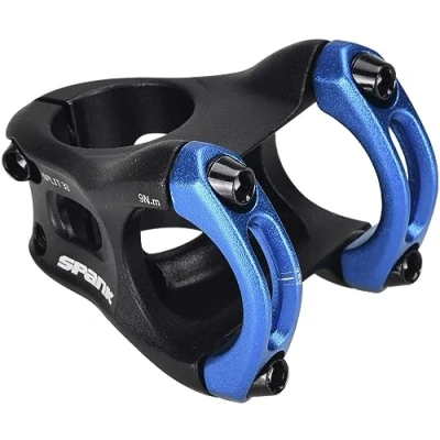 Image of Spank Split Stem MTB/MTB Unisex Adult Stem, Blue, 50 mm
