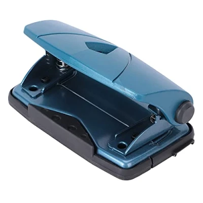 Image of Hole Punch, Plastic Adjustable Positioning Punching Machine Paper Punch Puncher with Ruler for Stationery Binding