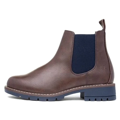 Image of Heavenly Feet Dawlish Womens Brown Chelsea Boot Size 6 UK