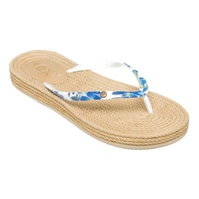 Image of Roxy Women&#039;s South Beach Iii Sandal, Moonlight Blue White, 6 UK