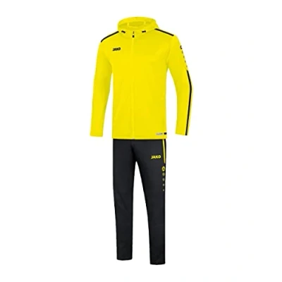 Image of JAKO Striker 2.0 M9619 Men&#039;s Tracksuit with Hood Neon Yellow/Black M
