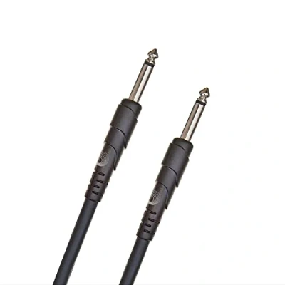 Image of D&#039;Addario Speaker Cable Shielded for Noise Reduction Limited Lifetime Guarrantee 1/4 Inch Male to Classic Series 25 Feet/7.62 Meters Straight Ends 1 Pack