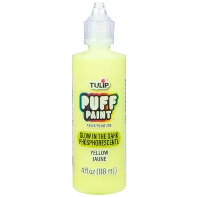 Image of Tulip 3D Fabric Paint 4oz Glow (Yellow)