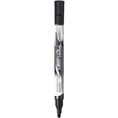 Image of BIC Velleda Pocket Whiteboard Pens Pack of 4 Assorted Colours Thick Tip for Bold Writing Low Odour Ink