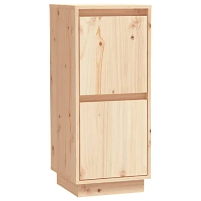 Image of vidaXL Solid Wood Pine Sideboard Buffet Home Indoor Bedroom Living Room Storage Side Cabinet Cupboard Wooden Furniture with Floating Feet