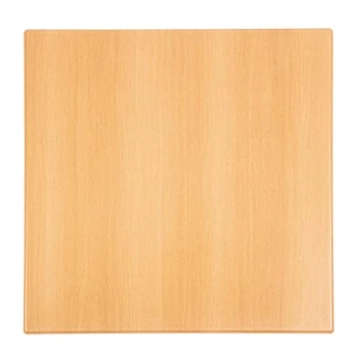 Image of Bolero Pre drilled Square Table Top in Beech 700(W) x 700(D) mm