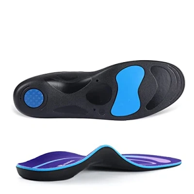 Image of Plantar Fasciitis Arch Support Insoles for Women Men, Running Athletic Orthotic Shoe Inserts, Work Boot Gel Metatarsalgia Pain Relief, Heel Spurs, Flat Feet, OverPronation