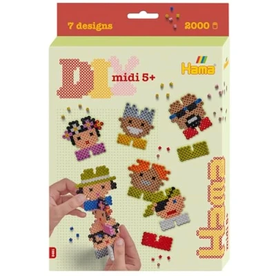 Image of Hama Beads DIY Pixel 8 Mosaic Decoration Arts &amp; Craft for Creative Children Ages 5+