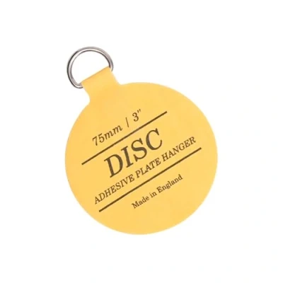 Image of Disc Plate Hangers for Walls Strong Invisible Holder Self Adhesive Stick On Hooks Picture Hanging Wall (75mm / 3&#039;&#039;)