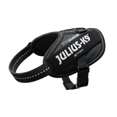 Image of Julius K9, 16IDC ANT B2, IDC Powerharness, dog harness, Size: Baby 2, Anthracite