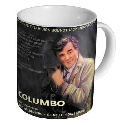 Image of Green Listing LTD Columbo Peter Falk Soundtrack Album Cover Ceramic 11oz Tea Coffee Mug/Cup