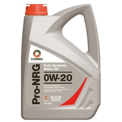 Image of P000311 Engine Oil COMMA Pro NRG NRG4L 0W 20 4l Synthetic TOYOTA: Auris Hatchback, Estate, Yaris III MITSUBISHI: OUTLANDER 3