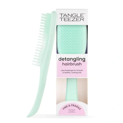 Image of Tangle Teezer The Fine and Fragile Wet Detangler Hairbrush for &amp; Dry Hair Color Treated, Fine, Jade Lagoon