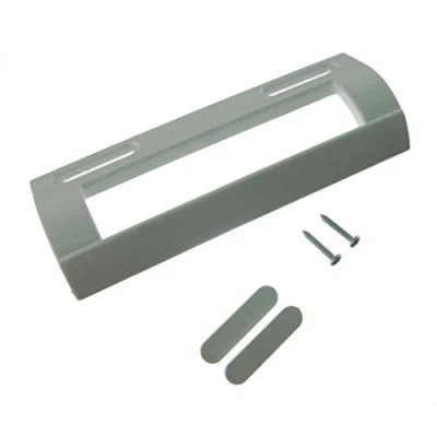Image of Ufixt Fits Howdens, Hygena, Iceking, Indesit, Labcold and Lamona Universal White Fridge Freezer Door Handle 80mm 150mm