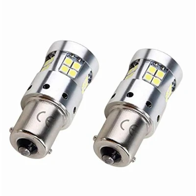 Image of Ba15s 1156 LED 12V 24V 8w P21w Bulbs, 1141 Replacement Bulb, 6000K White, Used for Boat, RV, Auto Car Backup Light, Tail Day Running Landscape Lighting. (Pack of 2)