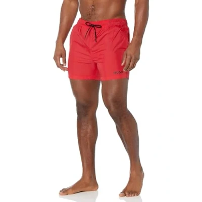 Image of HUGO Men&#039;s Haiti Quick Dry Swim Trunks, Bright Red, S