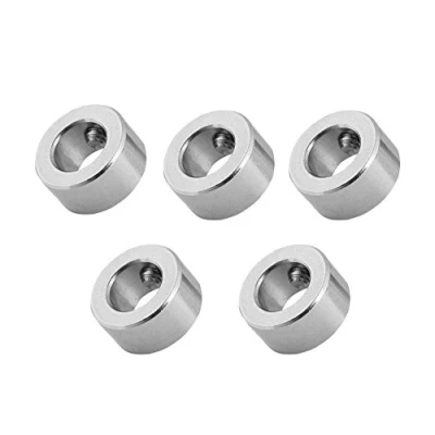 Image of 5 Pcs 8mm Shaft Lock Collar T8 Lead Screw Ring Nickle Plated Iron Isolation for 3D Printer
