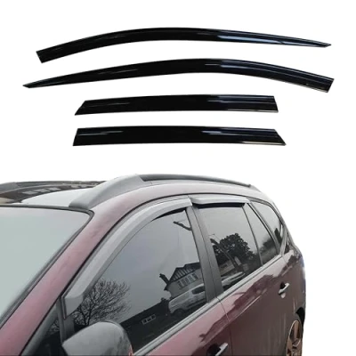Image of AUTO CLOVER Wind Deflectors Set for Kia Carens 2006 2012 (4 pieces)