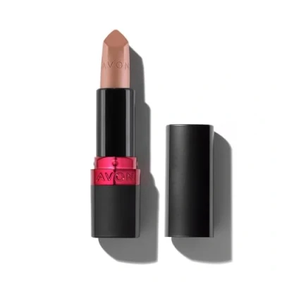 Image of Avon Ultra Matte Lipstick Peach Macaron with Vitamin E, Avocado Oil and Sesame for Comfortable Coverage that Won&#039;t Cake, Crack or Dry, Cruelty Free