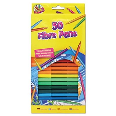Image of Art Box Fibre Pens, Multi Colour, 12.4 x 0.8 cm