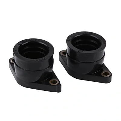 Image of 2Pcs carburetor Carb intake Manifold boot Replacement Black