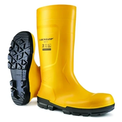 Image of DUNLOP Unisex Work It Industrial Boot, Yellow, 3 UK