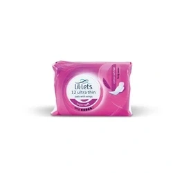 Image of Lil Lets Supersoft Sanitary Pads Long Ultra with Wings x12 (Pack 24)