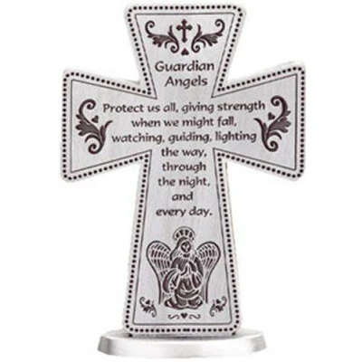 Image of Standing Cross Guardian Angel