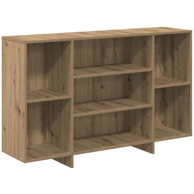 Image of vidaXL Sideboard Artisan oak 120 x 30 75 cm Engineered wood