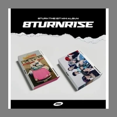 Image of 8TURN 1st Mini Album [8TURNRISE] CD+Folded Poster (Random ver. / CD Only, No Poster)