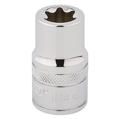 Image of Draper TX STAR� Socket, 1/2&quot; Sq. Dr., E14
