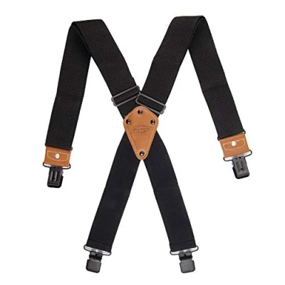 Image of Dickies Men&#039;s Hs 21di5103 blk apparel suspenders, Black, One Size UK