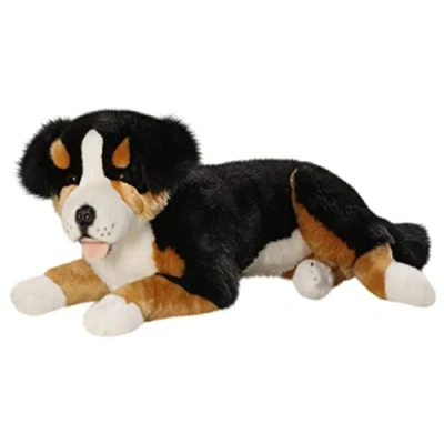 Image of Carl Dick Bernese Mountain Dog lying 23.5 inches, 60cm, Plush Toy, Soft Toy 2691