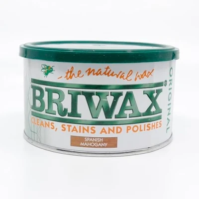 Image of Briwax Original Spanish Mahogany Wax Polish 400g (Japanese Labelled Version) Same UK Product Inside Furniture Cleans, Stains and Polishes