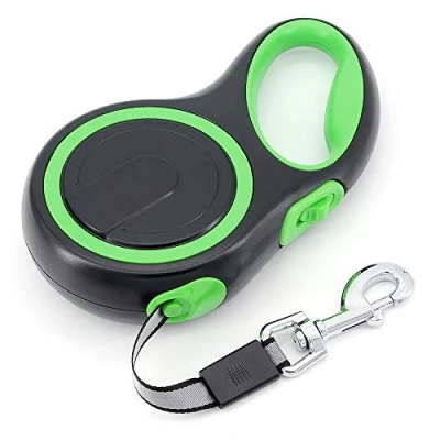 Image of MoYouno 8M Long Retractable Dog Leash 110lbs, Heavy Duty Pet Lead Durable Automatic Extendable Training Up to 50KG, Green