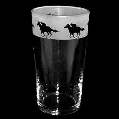 Image of Milford Collection Animo Glass Pint Beer Racehorse