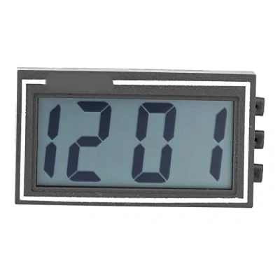 Image of Zerone Small Digital Car Dashboard Clock for Cars, LCD Screen Time Date Display Stick on with Bracket