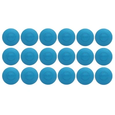 Image of Velocity Lacrosse Balls Official NFHS, SEI, and College Approved Size Meets NOCSAE Standard Competition Colors Light Blue, 18 Pack