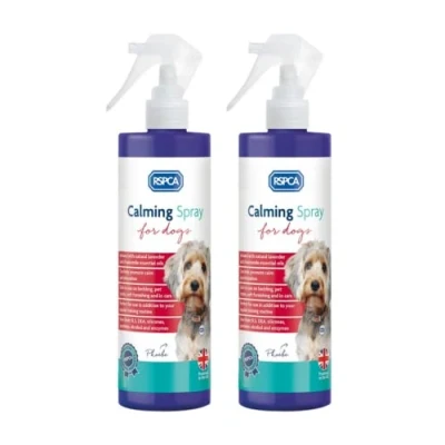 Image of RSPCA 2 x 250ml Calming Spray for dogs Stress &amp; Anxiety Relief