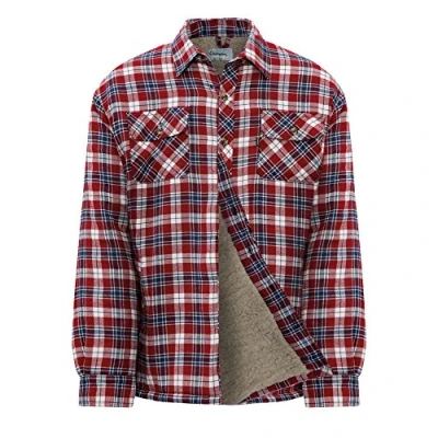 Image of Champion Mens Pennine Fleece Lined &amp; Padded Lumberjack Shirt Red L