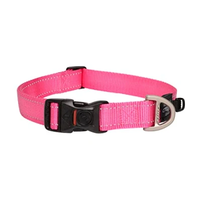 Image of Rogz Lumberjack Collar Reflective, Pink
